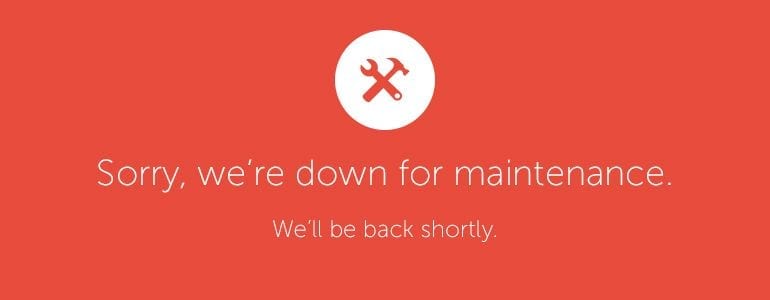 Redirect WordPress Under Maintenance Page