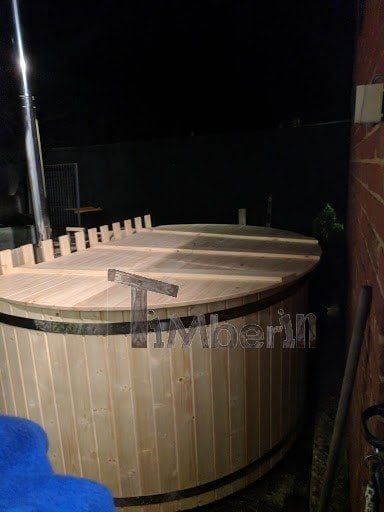 Wooden hot tub, basic model, self-assembly kit, Simon, Essex, UK 2 Wooden hot tub, basic model, self-assembly kit, Simon, Essex, UK