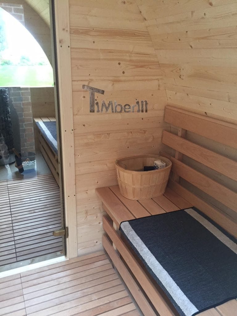 Outdoor Garden Igloo Sauna, Darren, Worlington, U.K. (5)
