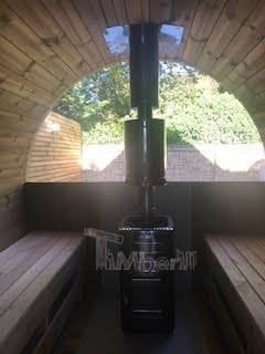 Outdoor Barrel Round Sauna, Heather, Chelmsford, Essex, U (3)