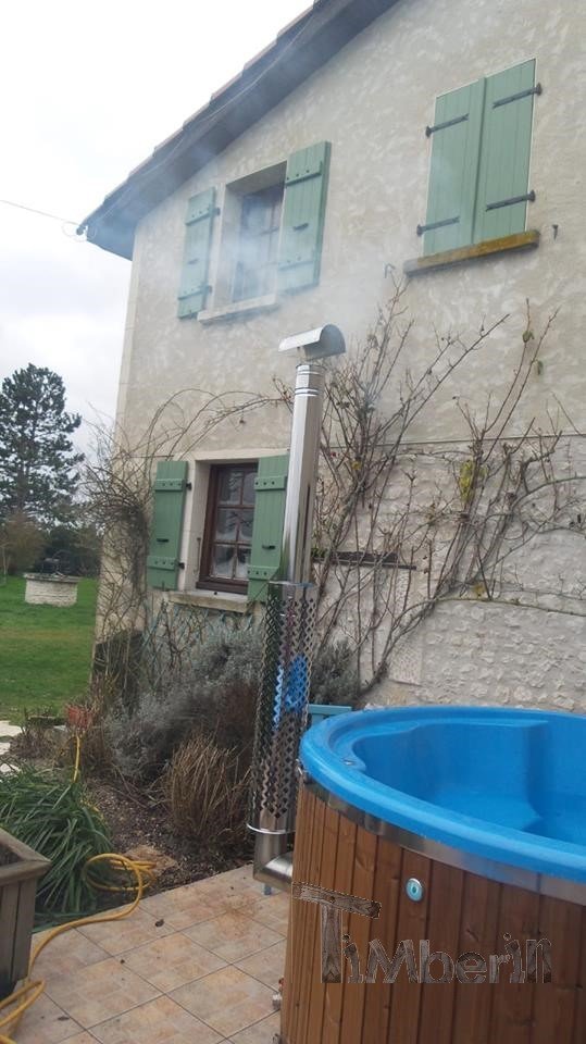 Wellness Royal Fiberglass Hot Tub, Martin, U K (1)