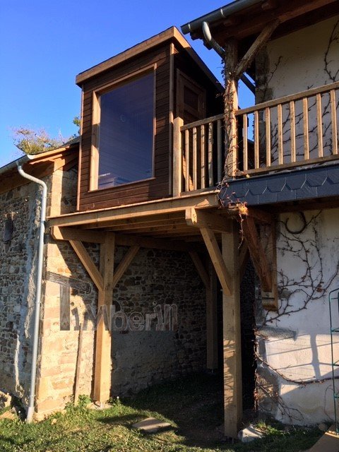 Modern Outdoor Garden Sauna, Jean Marc, Saucède, France (10)