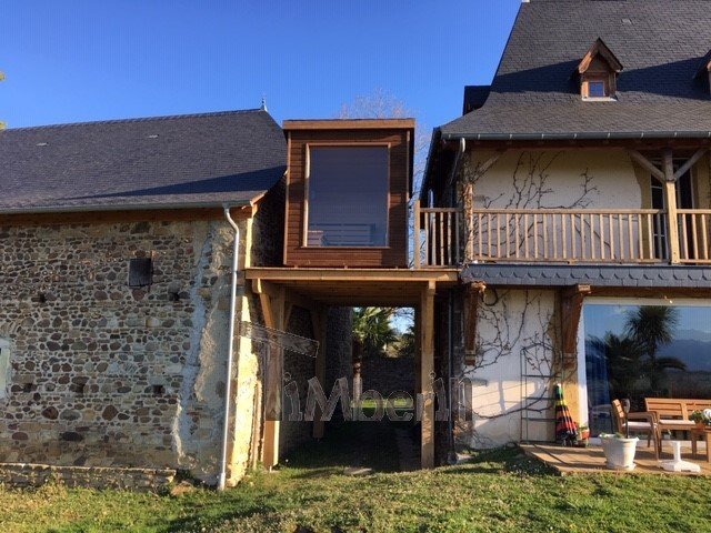 Modern Outdoor Garden Sauna, Jean Marc, Saucède, France (7)