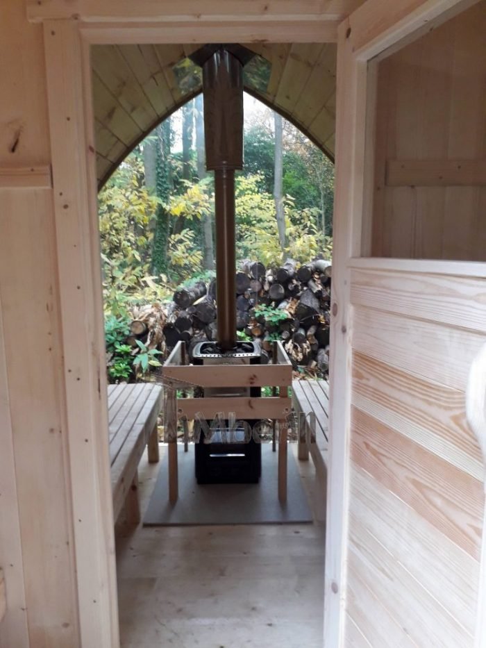 Outdoor Garden Sauna Igloo Design, Jolyon, Kent, U K (2)