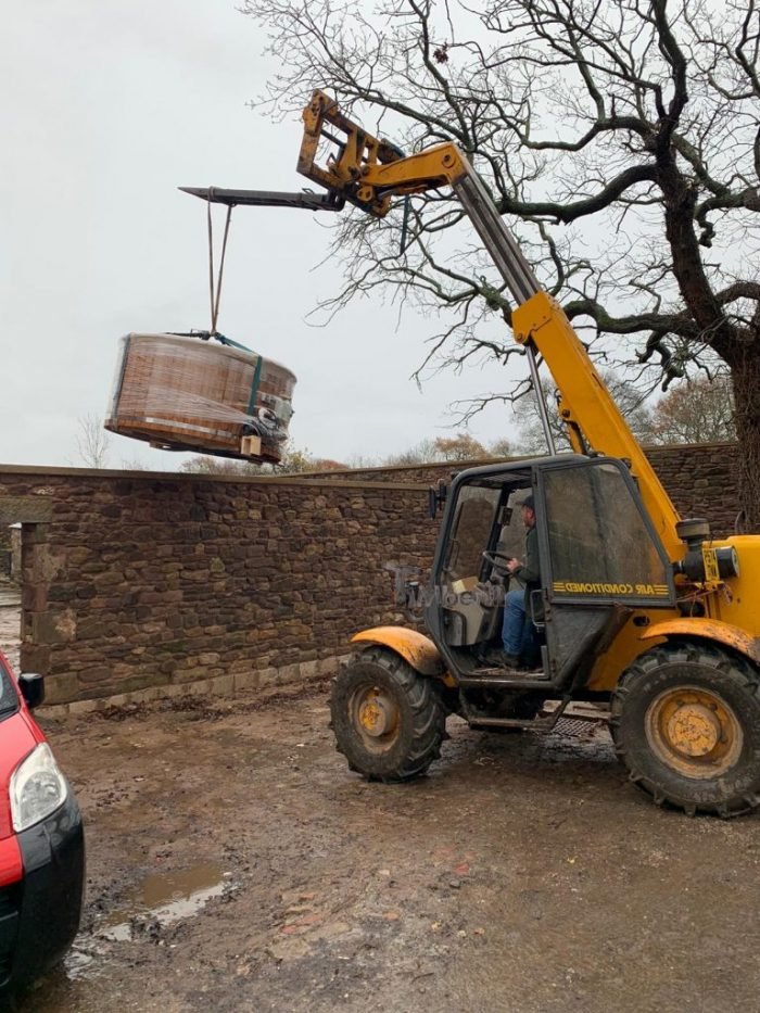 Fiberglass Lined Hot Tub With Integrated Burner Thermo Wood [Wellness Royal], Alex, Chorley, UK (5)