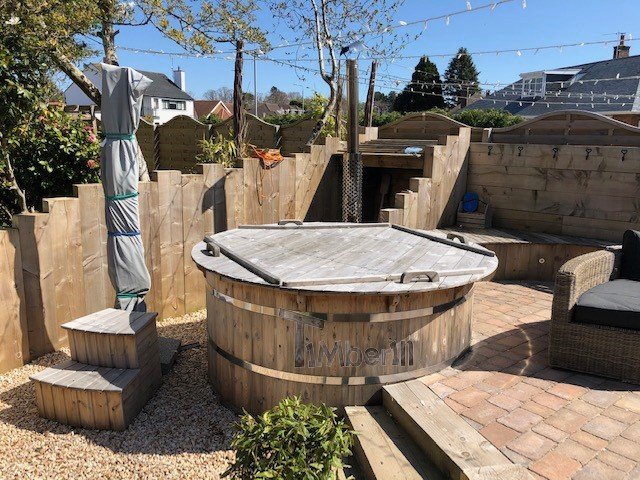 Wooden Outdoor Spa In Thermowood Deluxe, Steph, Ayr, United Kingdom (3)