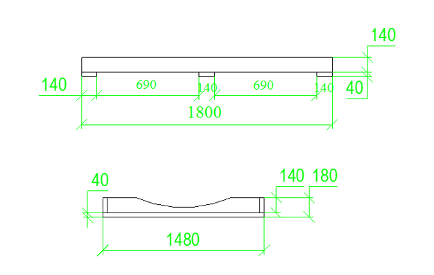 Preparing the Base for a Hot Tub or Outdoor Sauna 6 Foundation-point sketch for a two metre TimberIN igloo sauna model