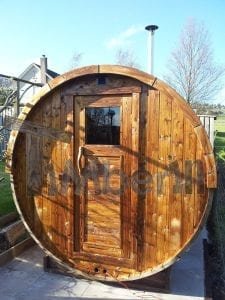 Outdoor Barrel Sauna Galashiels, UK (4)
