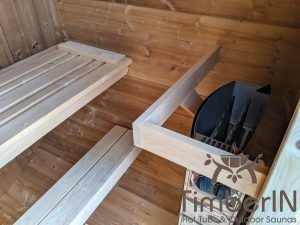 Outdoor barrel sauna mini small 2 4 persons thermo wood (22)
