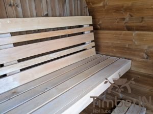 Outdoor barrel sauna mini small 2 4 persons thermo wood (29)