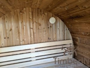 Outdoor barrel sauna mini small 2 4 persons thermo wood (42)