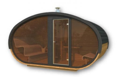 Outdoor Sauna Scotland with Glass Front