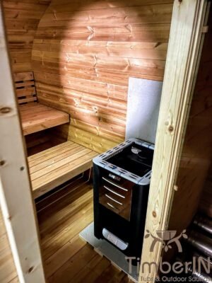 Outdoor hobbit style wooden sauna (9)