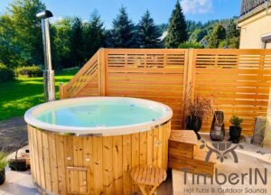 Wood burning heated hot tubs with jets – timberin rojal (1)