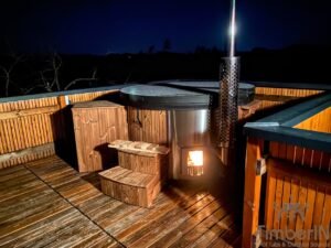 Wood burning heated hot tubs with jets – timberin rojal (1)