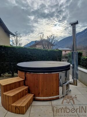Wood burning heated hot tubs with jets – timberin rojal