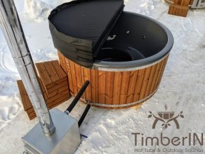 Wood burning hot tub with external wood stove (5)