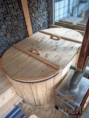 2 person wooden hot tub fiberglass (2)