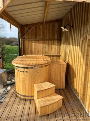 2 person wooden hot tub fiberglass (6)