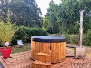 6 – 8 person outdoor hot tub with external heater (1)