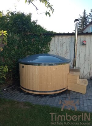 6 – 8 person outdoor hot tub with external heater (3)