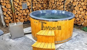 6 – 8 Person Outdoor Hot Tub With External Heater Wood Fired; Diesel Or Gas Burning (2)