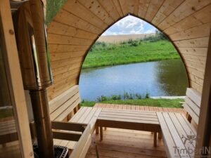 Entrance from the side + stove on the side + u form benches (5)