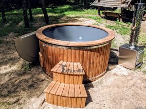 Fiberglass Outdoor Hot Tub With External Heater (11)