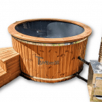 4 - 6 - 7 person outdoor hot tub external stove | wood-fired - diesel - gas