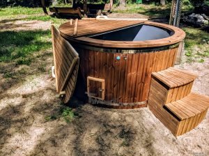 Fiberglass Outdoor Hot Tub With External Heater (7)