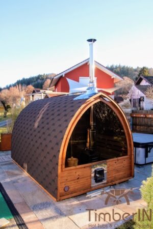 Outdoor garden sauna pod – iglu (2)