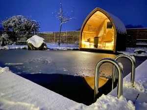 Outdoor garden sauna pod – iglu (5)