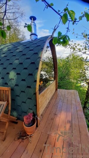 Outdoor garden sauna pod – iglu (6)