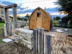 Outdoor garden sauna pod – iglu