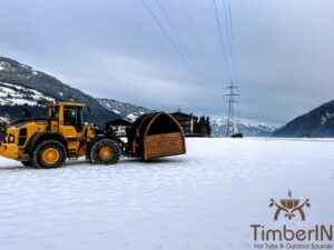 Outdoor wooden sauna pod iglu (4)