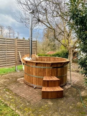Wooden hot tub possible with jets deluxe thermowood (1)