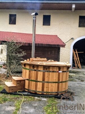 Wooden hot tub possible with jets deluxe thermowood (2)