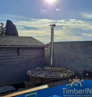 Wooden hot tub possible with jets deluxe thermowood (2)