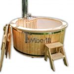 Outdoor jacuzzi hot tub wood fired 4-6 persons