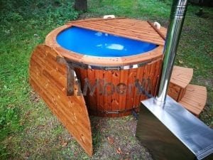 Fiberglass Outdoor Spa With External Burner 34