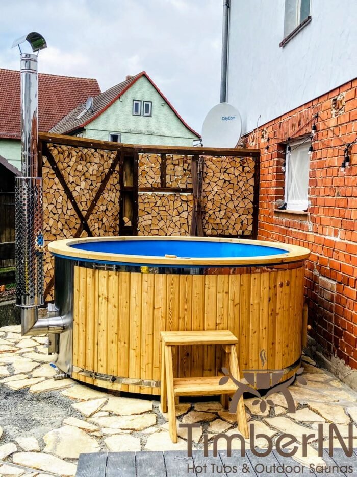 Outdoor garden hot tub wood fired (5)