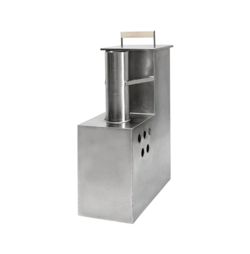 Submersible internal wood burning stove