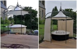 Terrace Classic Hot Tub With Straight Walls