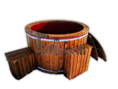 Wood hot tub electric