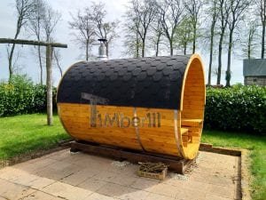 Outdoor Barrel Round Sauna (1)