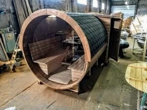 Outdoor Barrel Round Sauna (15)