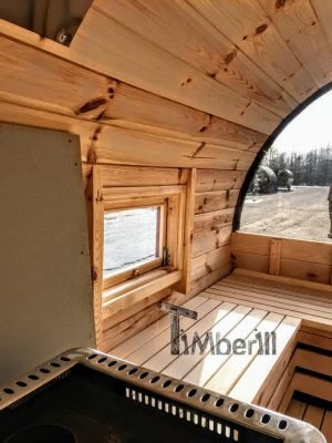Outdoor Barrel Round Sauna (16)