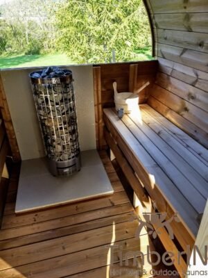 Outdoor barrel round sauna (4)