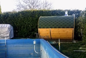 Outdoor Barrel Round Sauna (5)
