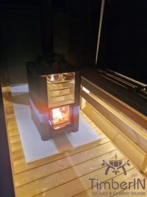 Outdoor barrel round sauna (6)